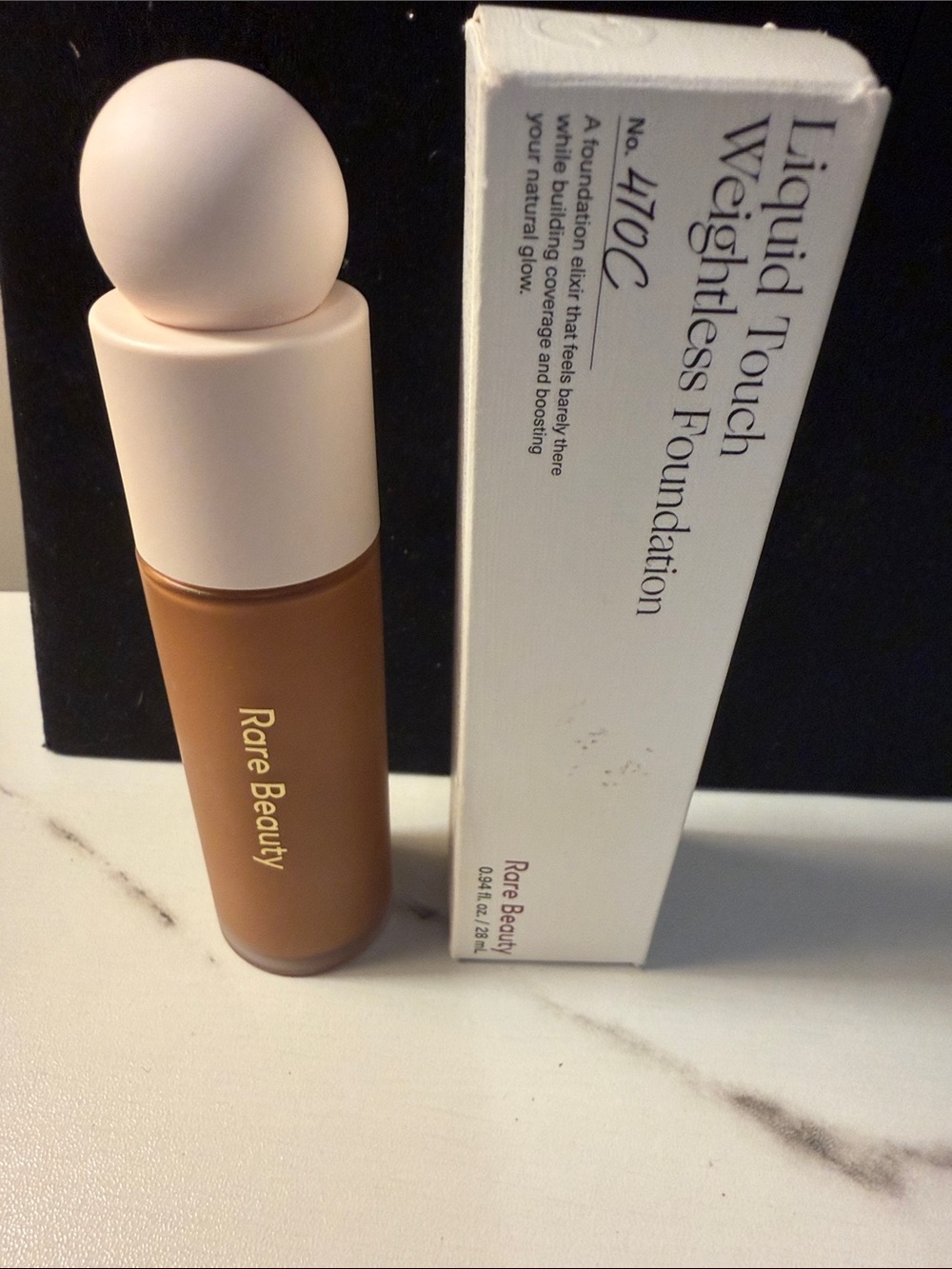 Rare‎ Beauty Liquid Touch Weightless Foundation — Warm Tan (470C) Bottle